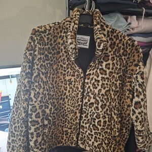 Levi's Women's Leopard Print Bomber Jacket